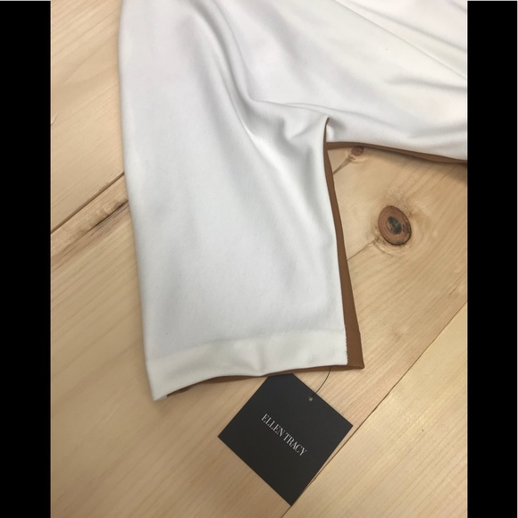 🌹Ellen Tracy thicker dress black/brown/off-white - Picture 8 of 8